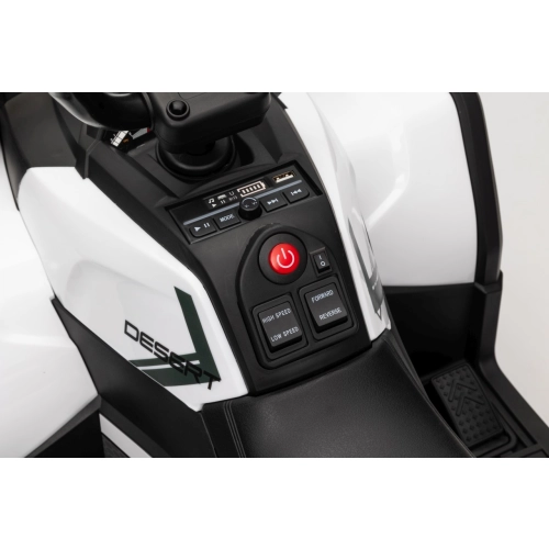 Quad ATV na akumulator dla dzieci Robust 01 Biały XMX-651